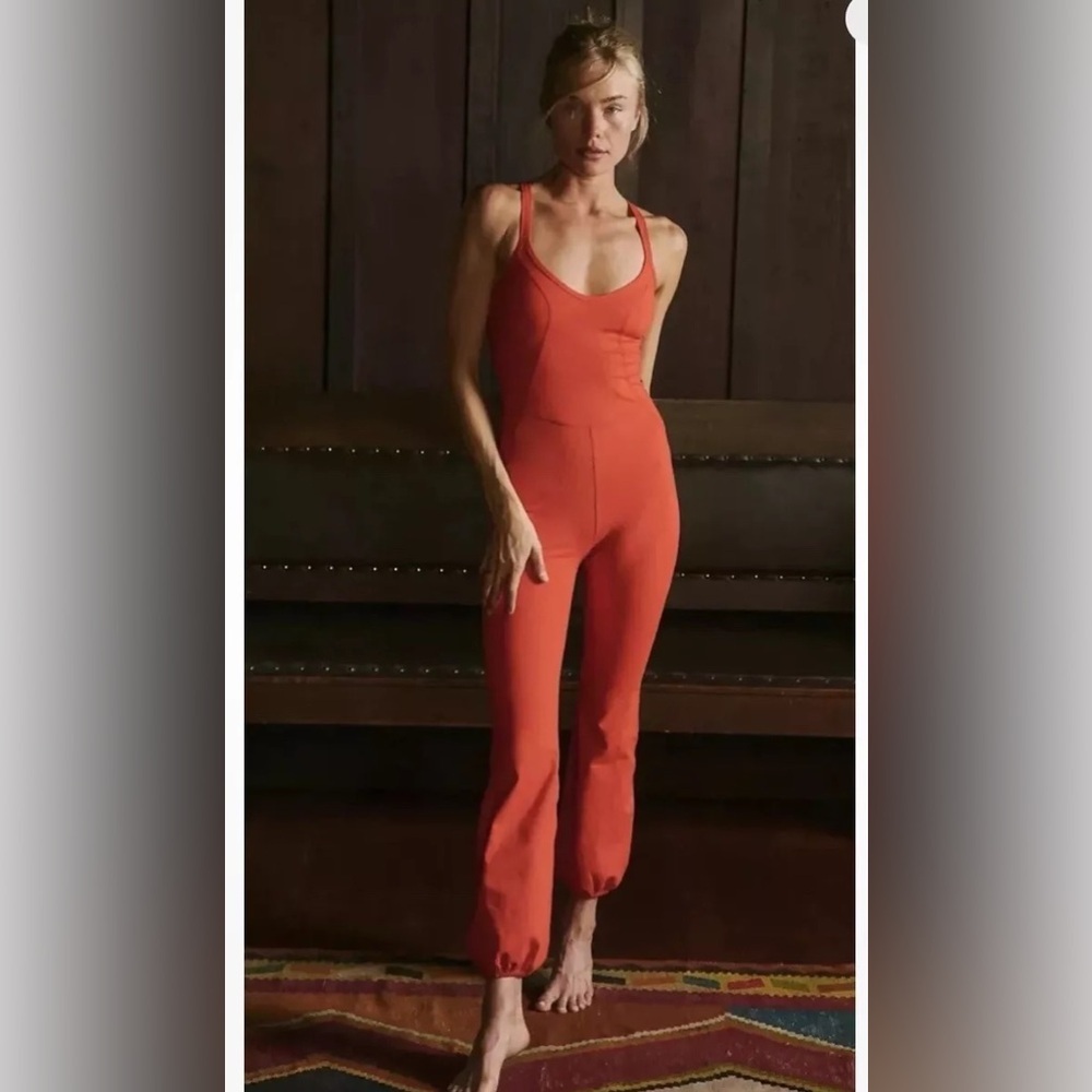 Free People Let's Bounce One Piece Jumpsuit - Picture 5 of 7